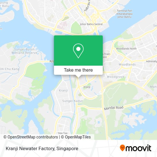 Kranji Newater Factory map