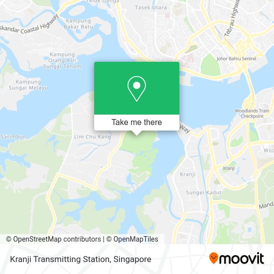Kranji Transmitting Station map