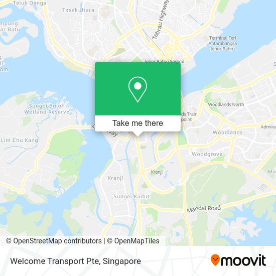 Welcome Transport Pte map
