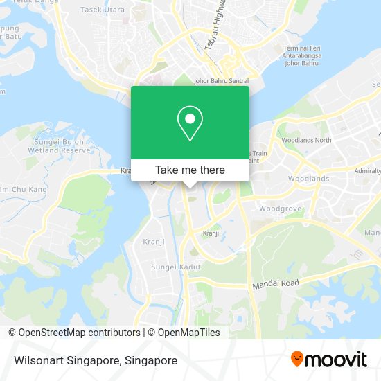Wilsonart Singapore map