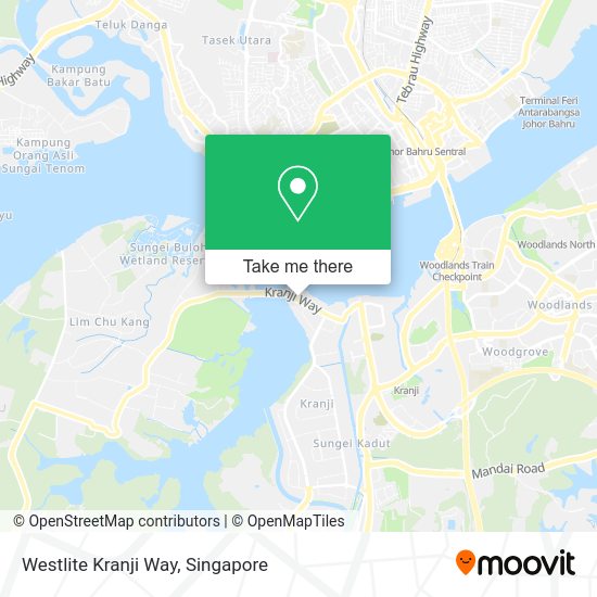 Westlite Kranji Way map