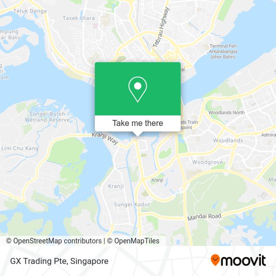GX Trading Pte map