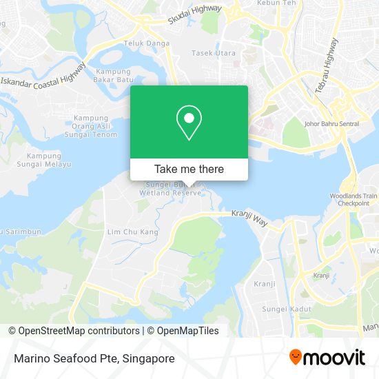 Marino Seafood Pte map