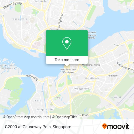 G2000 at Causeway Poin map