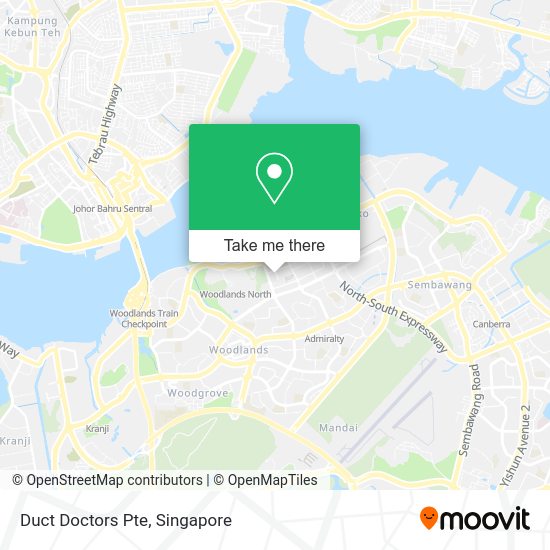 Duct Doctors Pte map