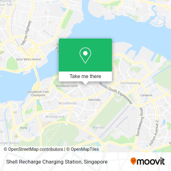 Shell Recharge Charging Station map