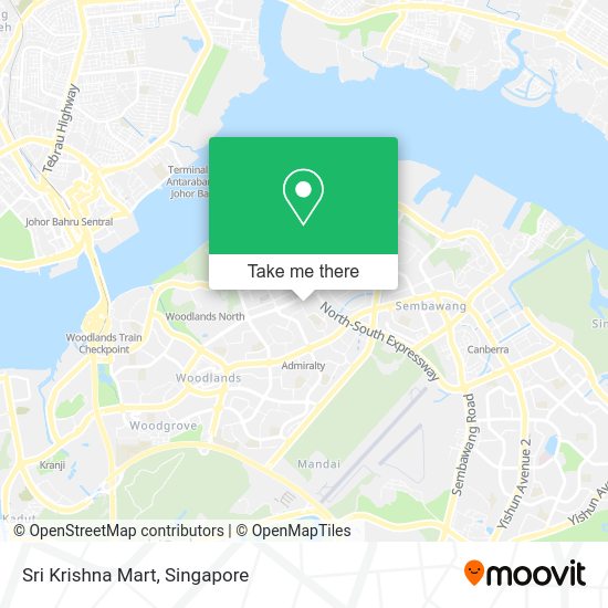 Sri Krishna Mart map