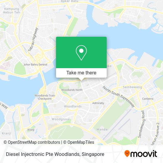 Diesel Injectronic Pte Woodlands map