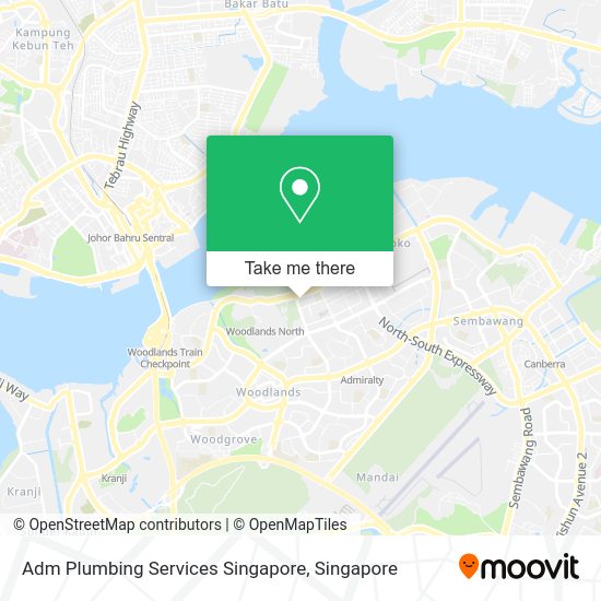 Adm Plumbing Services Singapore map