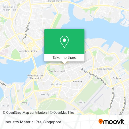 Industry Material Pte map