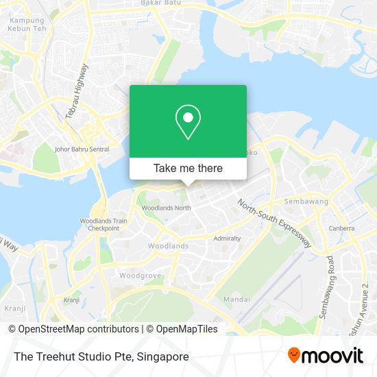 The Treehut Studio Pte map