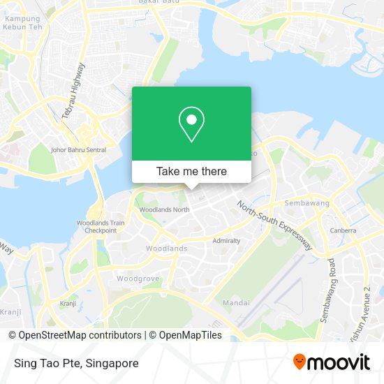 Sing Tao Pte map