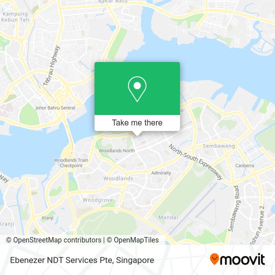 Ebenezer NDT Services Pte map