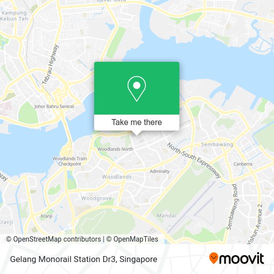 Gelang Monorail Station Dr3 map