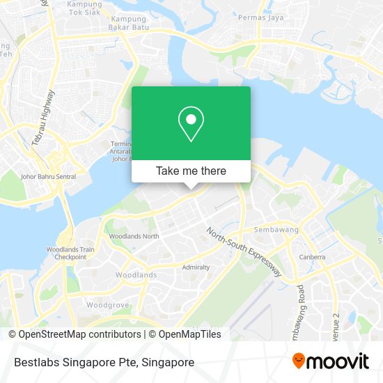 Bestlabs Singapore Pte map