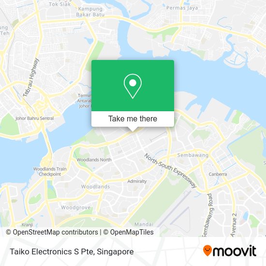 Taiko Electronics S Pte map