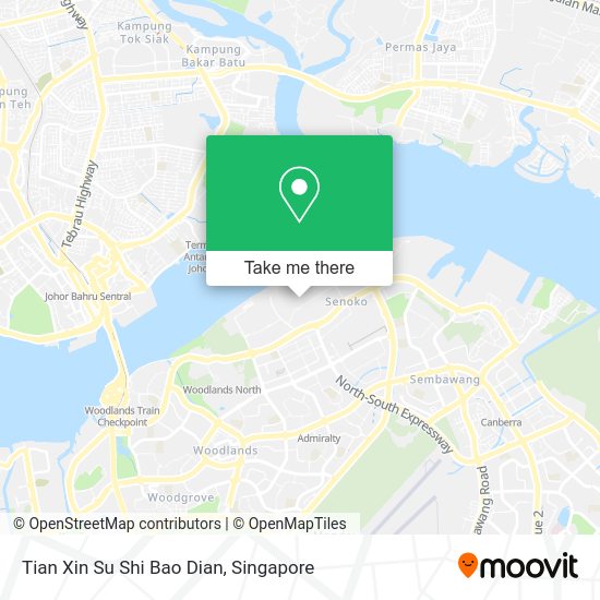 Tian Xin Su Shi Bao Dian map