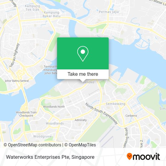Waterworks Enterprises Pte map