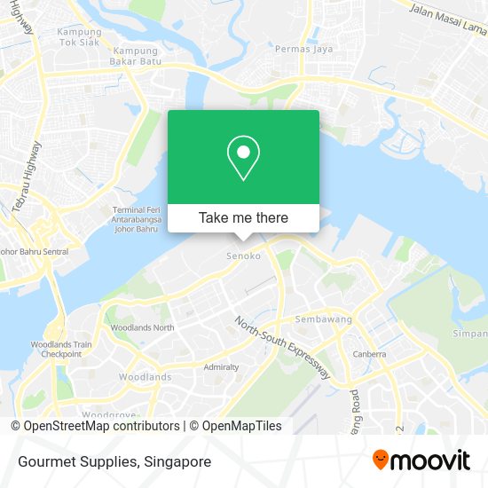 Gourmet Supplies map