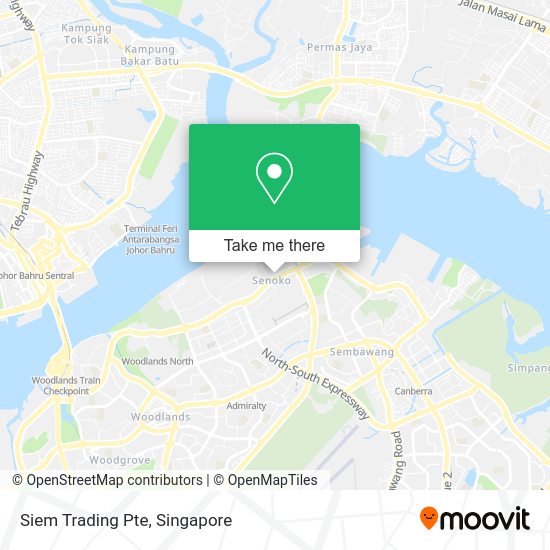 Siem Trading Pte map