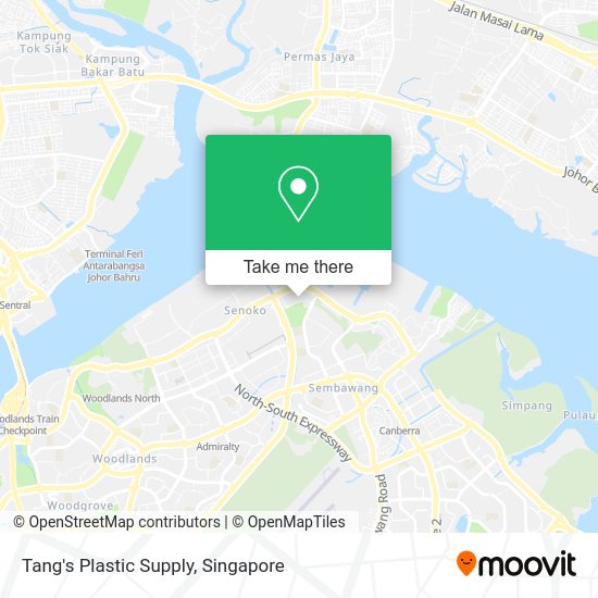 Tang's Plastic Supply map