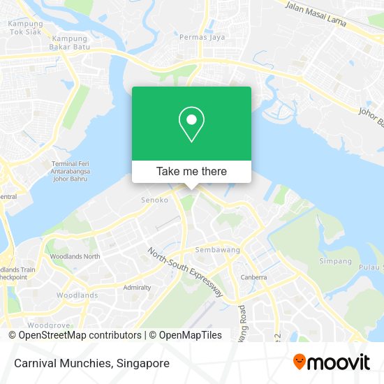 Carnival Munchies map