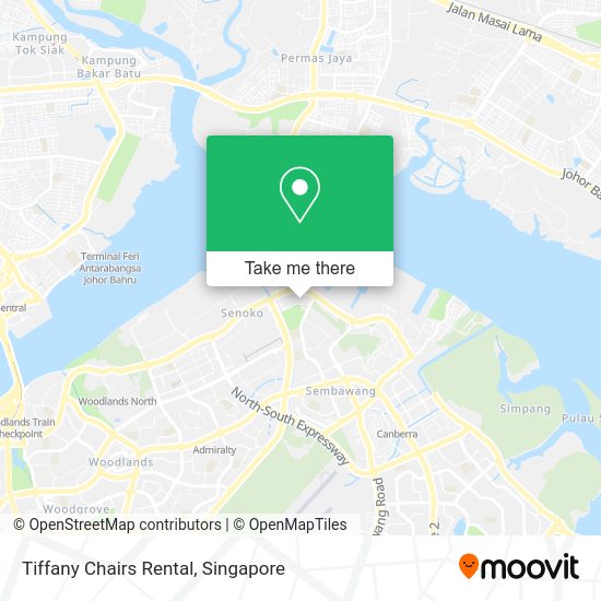Tiffany Chairs Rental map