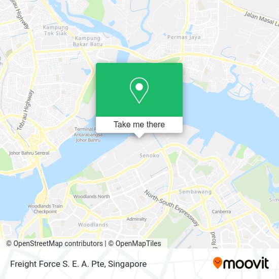 Freight Force S. E. A. Pte map