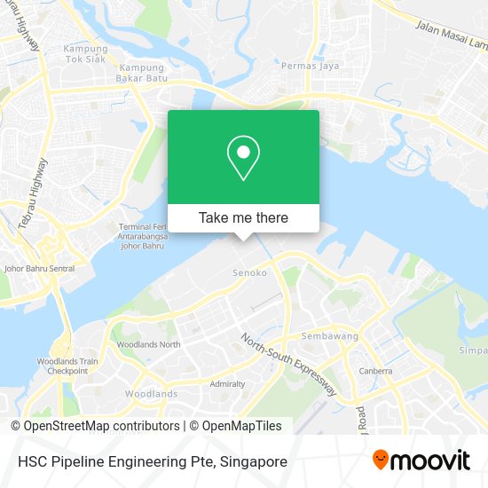 HSC Pipeline Engineering Pte map