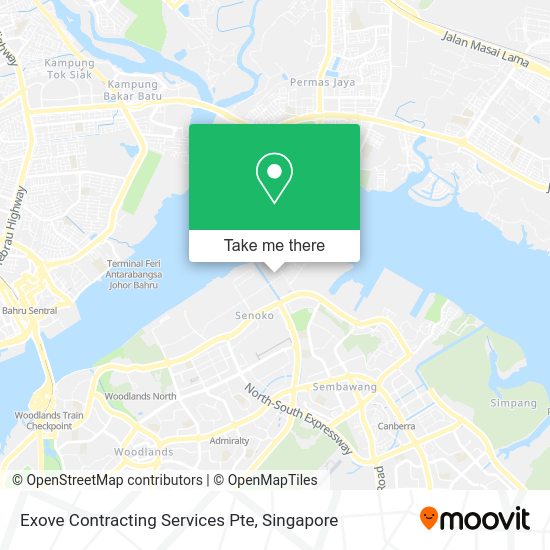 Exove Contracting Services Pte map