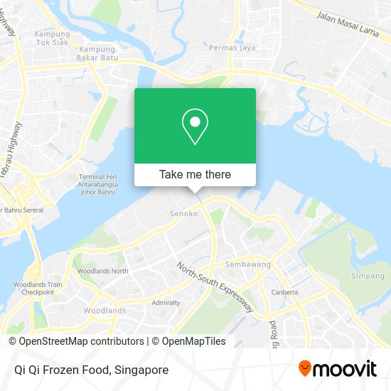 Qi Qi Frozen Food map