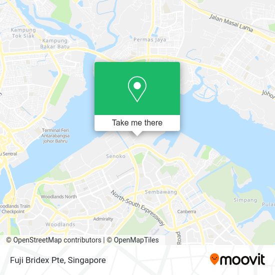 Fuji Bridex Pte map