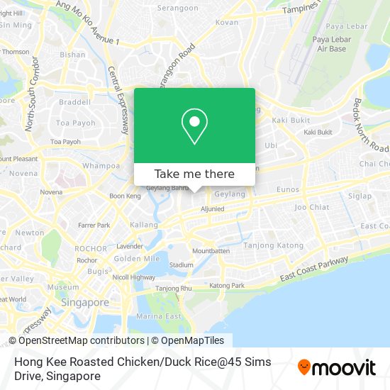 Hong Kee Roasted Chicken / Duck Rice@45 Sims Drive map