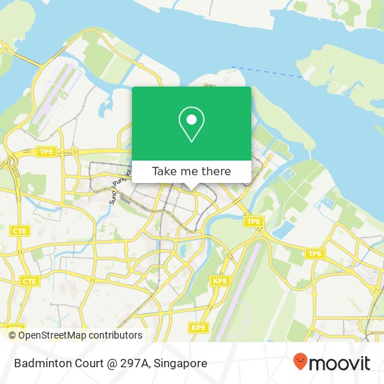 Badminton Court @ 297A map