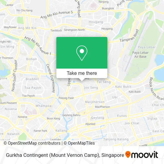 Gurkha Contingent (Mount Vernon Camp) map