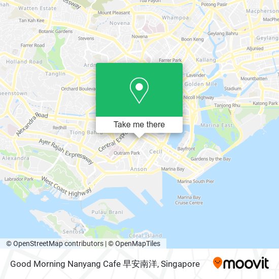 Good Morning Nanyang Cafe 早安南洋地图