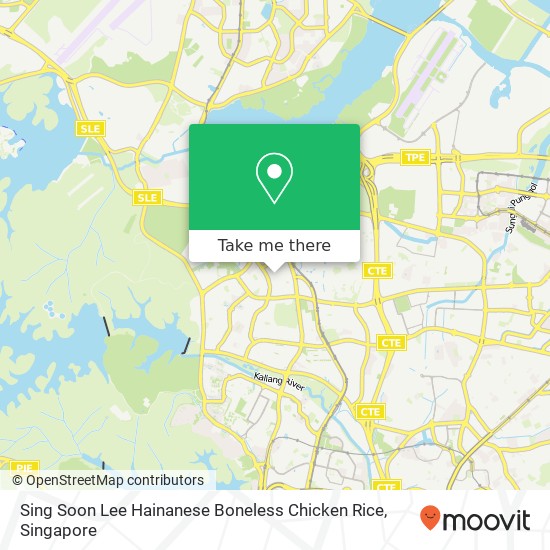 Sing Soon Lee Hainanese Boneless Chicken Rice map