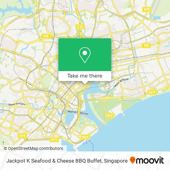 Jackpot K Seafood & Cheese BBQ Buffet map