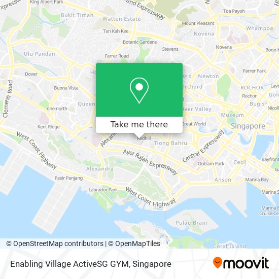 Enabling Village ActiveSG GYM map