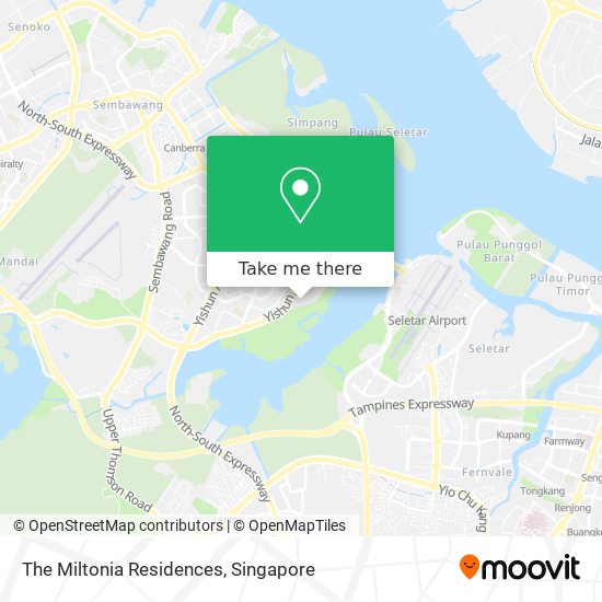 The Miltonia Residences map
