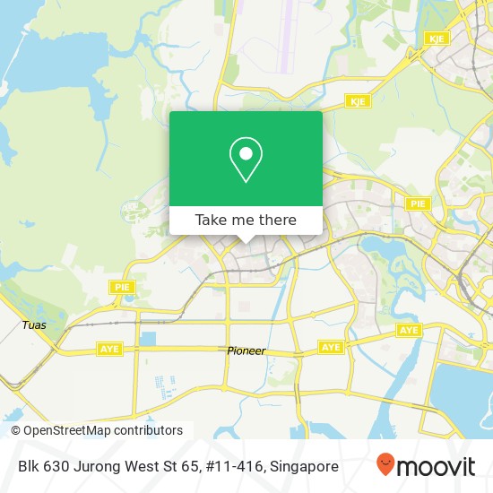 Blk 630 Jurong West St 65, #11-416 map
