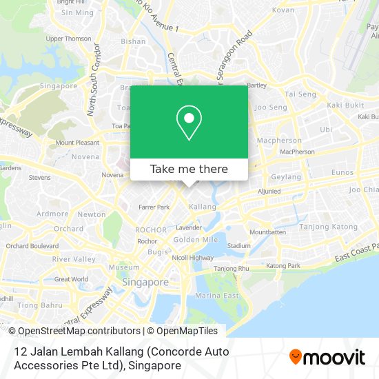 12 Jalan Lembah Kallang (Concorde Auto Accessories Pte Ltd)地图