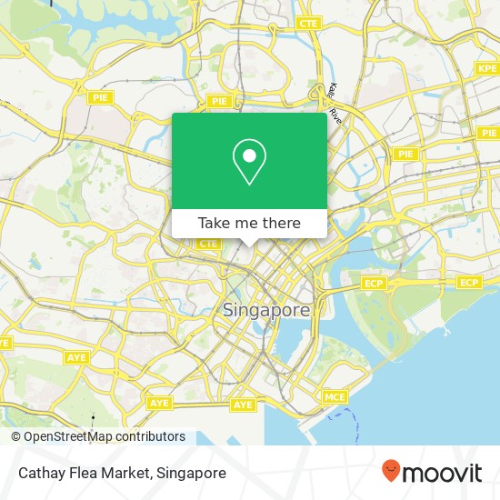 Cathay Flea Market map