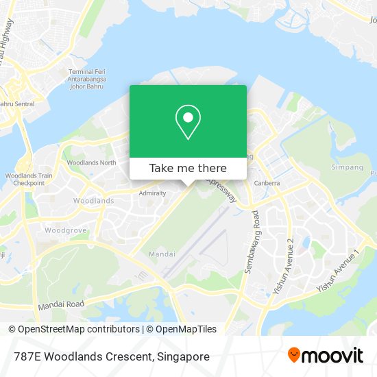 787E Woodlands Crescent地图