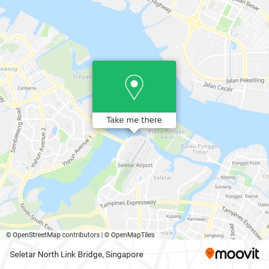 Seletar North Link Bridge map