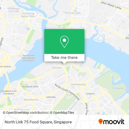 North Link 75 Food Square map