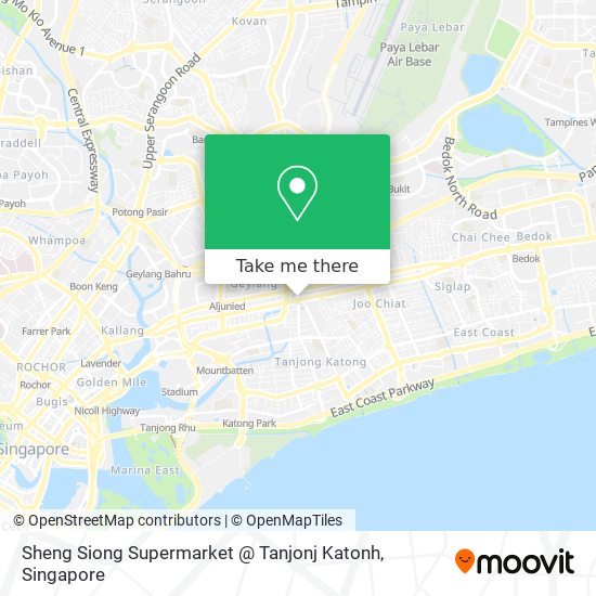 Sheng Siong Supermarket @ Tanjonj Katonh map