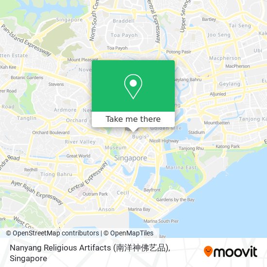 Nanyang Religious Artifacts (南洋神佛艺品) map