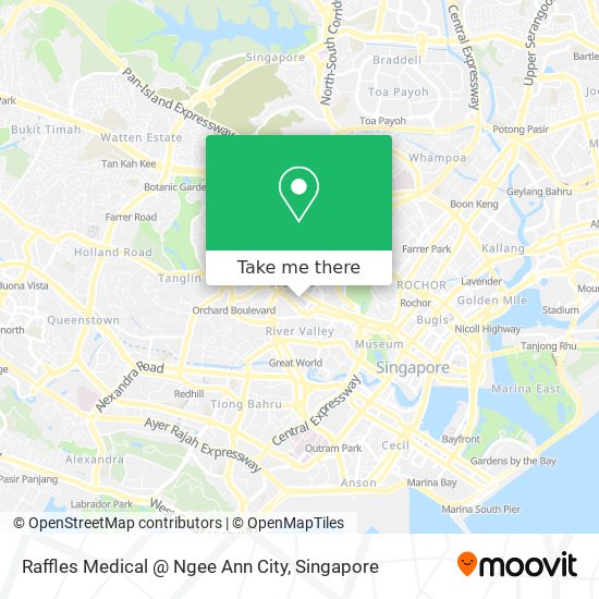 Raffles Medical @ Ngee Ann City map