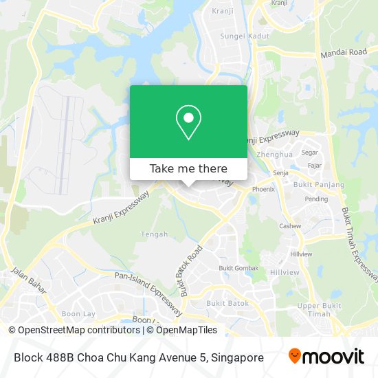 Block 488B Choa Chu Kang Avenue 5地图